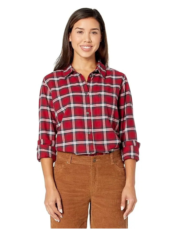 Рубашка Fjällräven Övik Flannel — изображение 1 из 4, глубокий красный