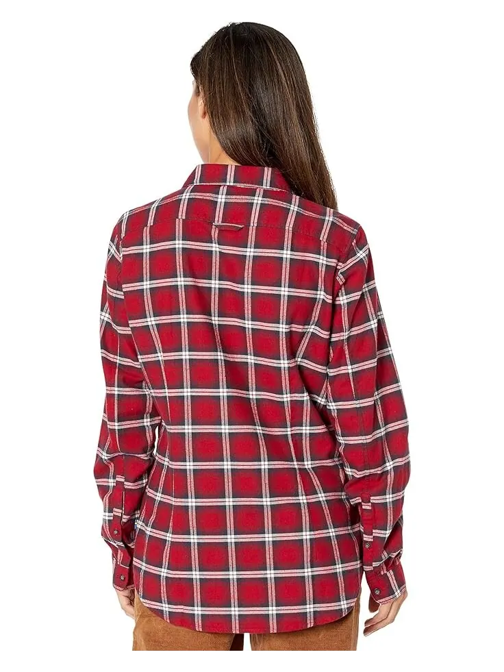 Рубашка Fjällräven Övik Flannel — изображение 2 из 4, глубокий красный