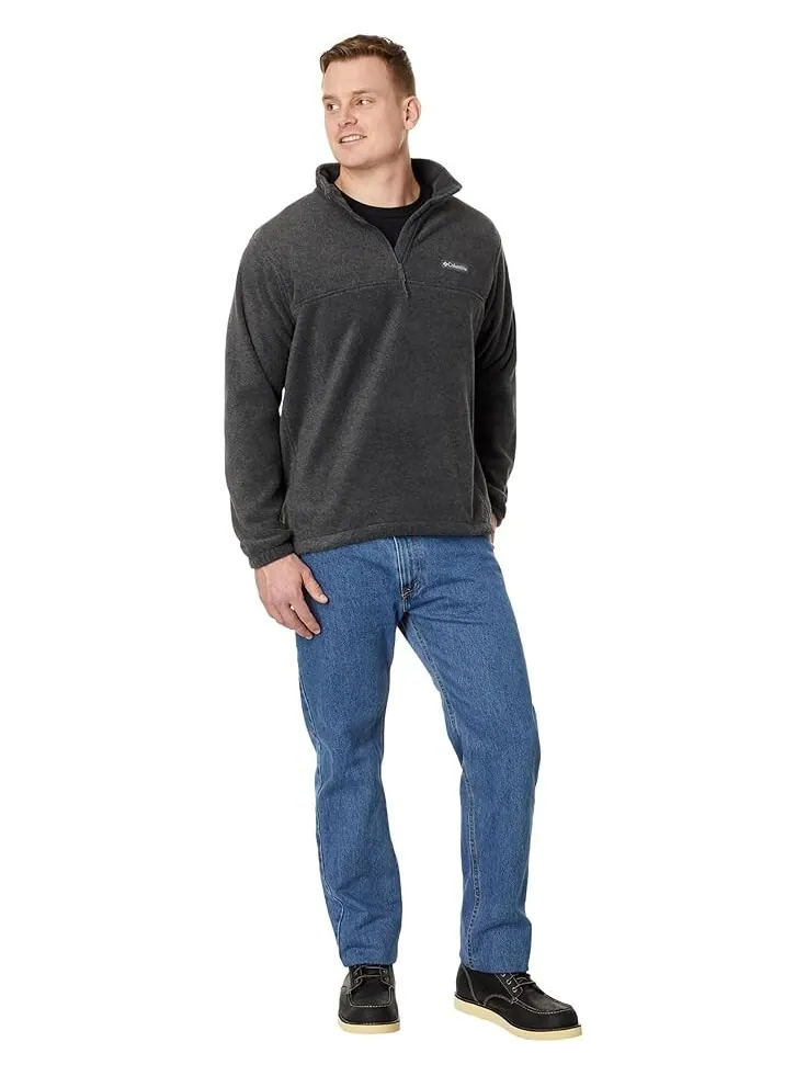 Куртка Columbia Big & Tall Steens Mountain 1/2 Zip — изображение 4 из 4, темно-серый