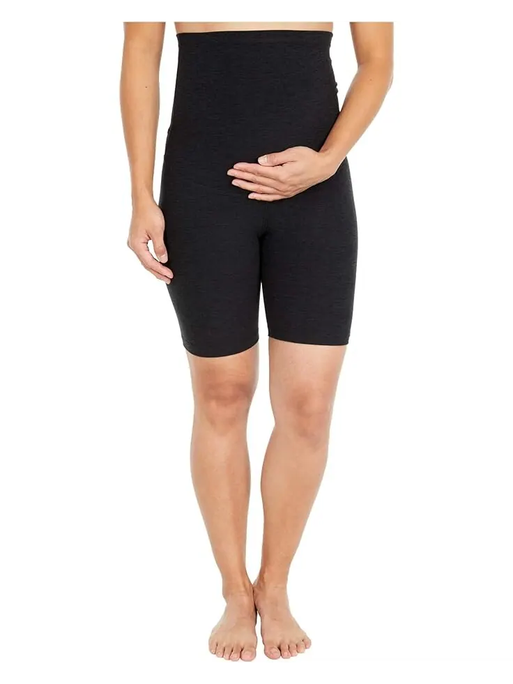 Шорты Beyond Yoga Maternity Spacedye Empire Waisted Biker — изображение 1 из 4, самая темная ночь