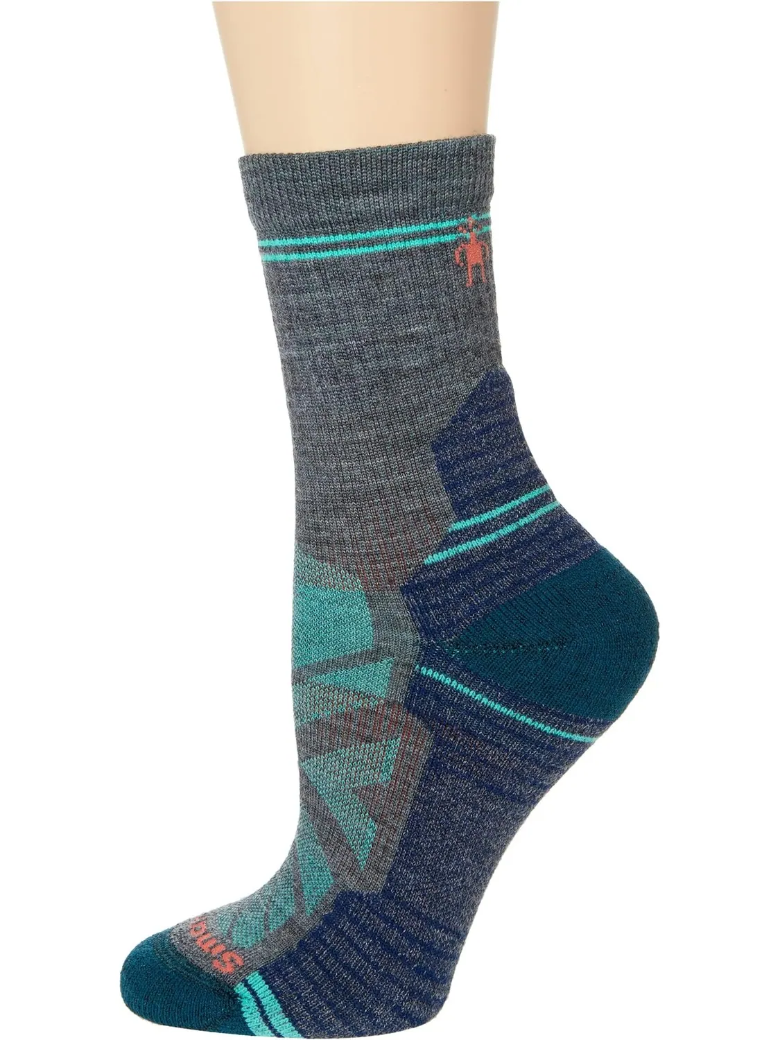 Легкая подушка Performance Hike Mid Crew Smartwool — изображение 1 из 1, серый