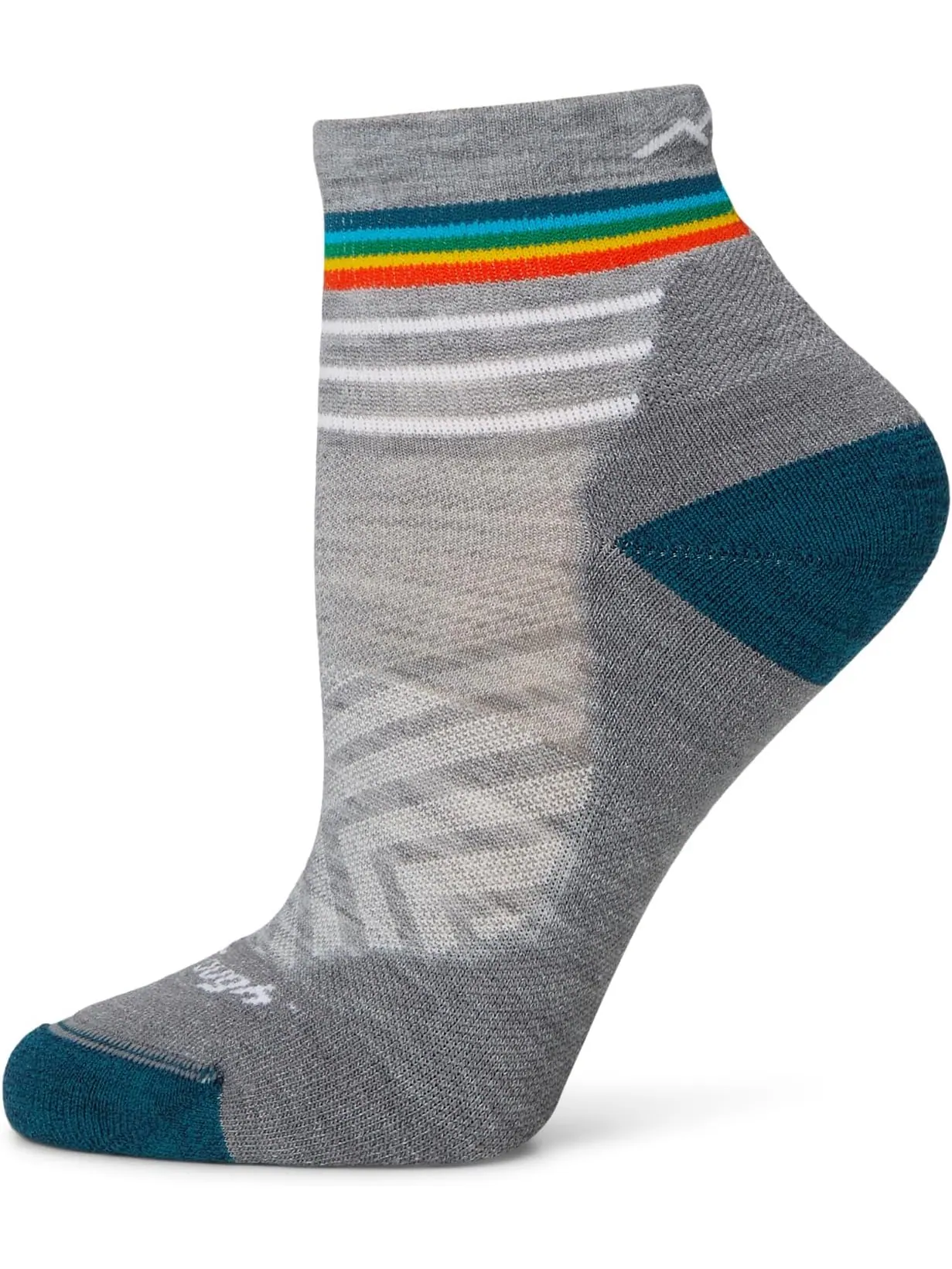 Носки Darn Tough Vermont Run 1/4 Ultra-Lightweight with Cushion — изображение 1 из 1, серый