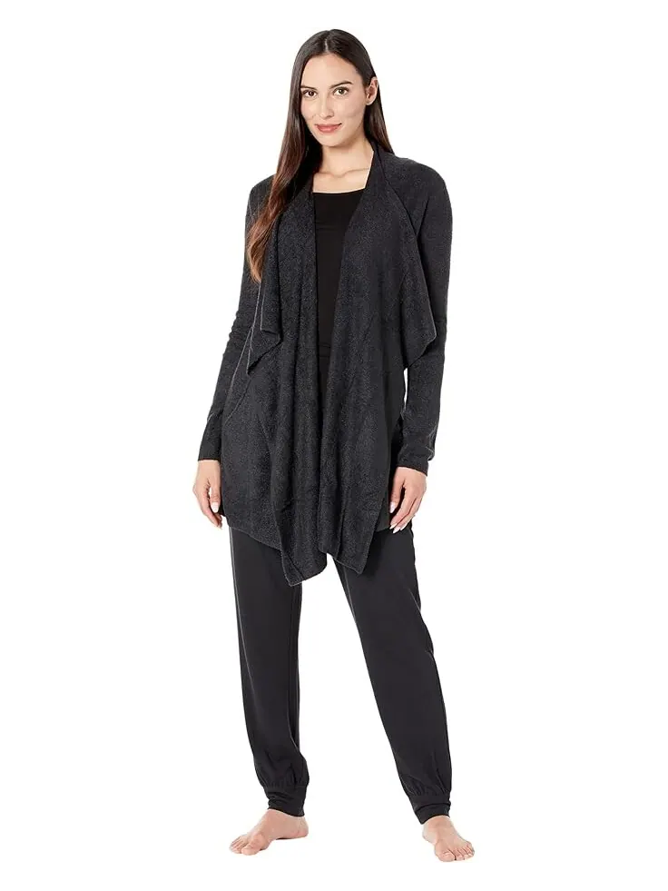 Свитер Barefoot Dreams Cozychic Lite Island Wrap — изображение 1 из 3, черный