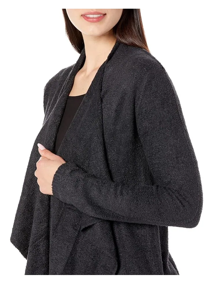 Свитер Barefoot Dreams Cozychic Lite Island Wrap — изображение 3 из 3, черный