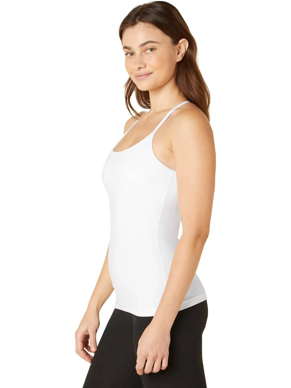Узкая майка Spacedye Racerback Beyond Yoga — изображение 3 из 3, белый