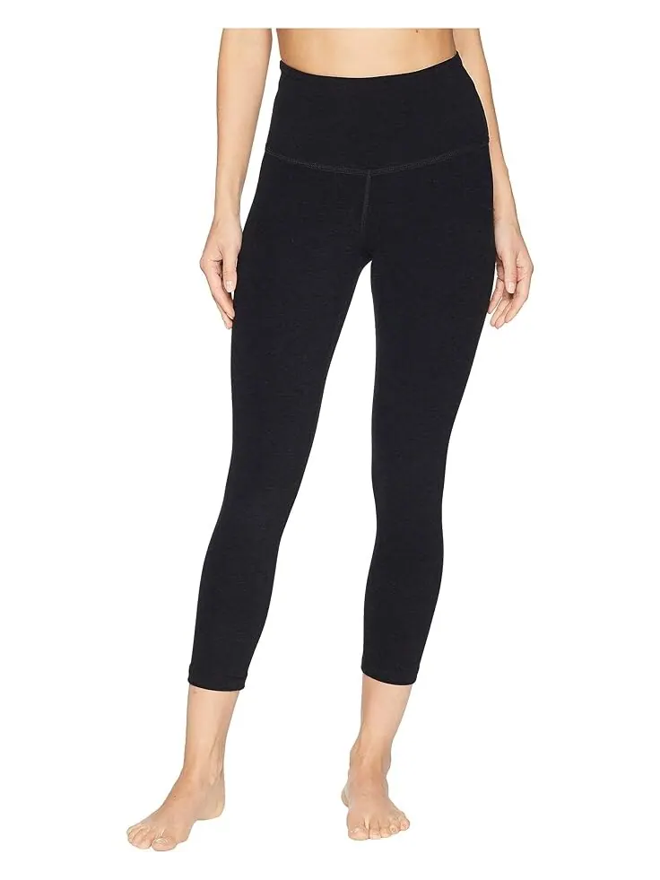 Леггинсы Beyond Yoga Spacedye Walk And Talk High-Waisted Capri — изображение 1 из 4, самая темная ночь