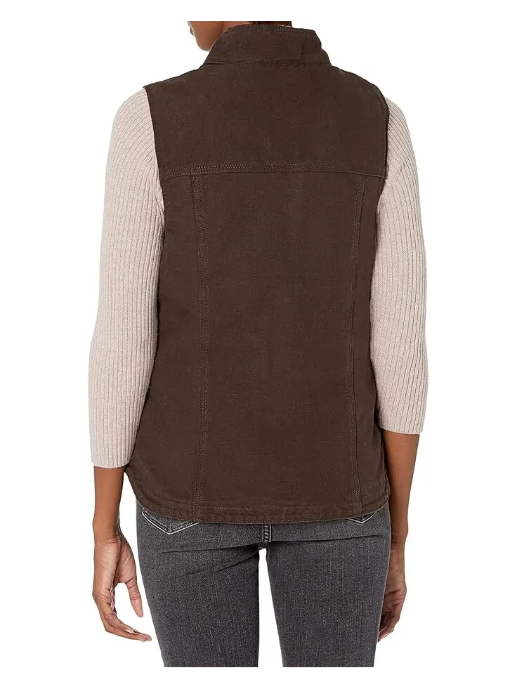 Утепленный жилет Carhartt OV277 Sherpa Lined Mock Neck — изображение 2 из 2, коричневый