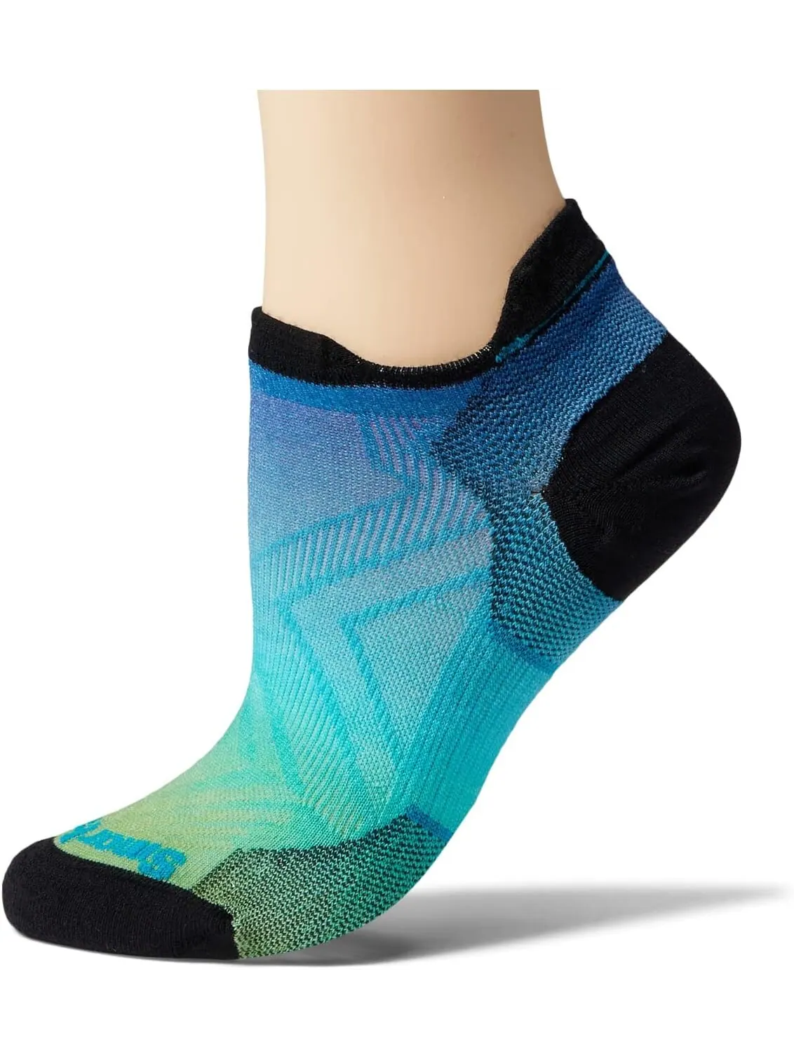 Обувь Run Zero Cushion с принтом омбре на низкой щиколотке Smartwool — изображение 1 из 1, бежевый