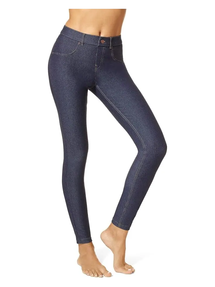 Джинсы HUE Essential Denim Leggings — изображение 1 из 3, глубокий индиго