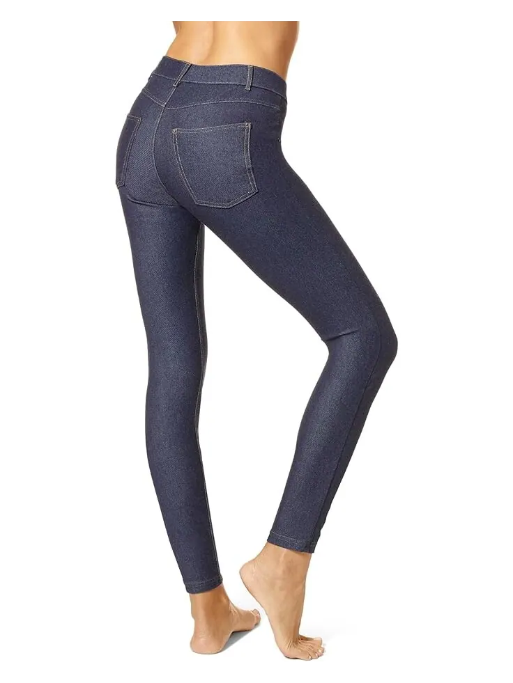 Джинсы HUE Essential Denim Leggings — изображение 2 из 3, глубокий индиго