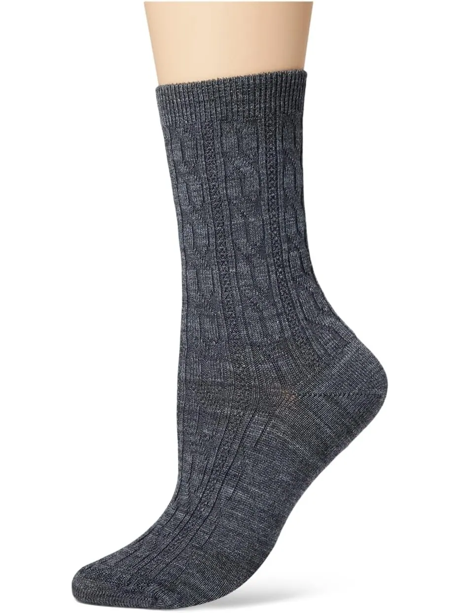 Повседневный комплект из мериносовой шерсти Cable Zero Cushion Smartwool — изображение 1 из 1, серый