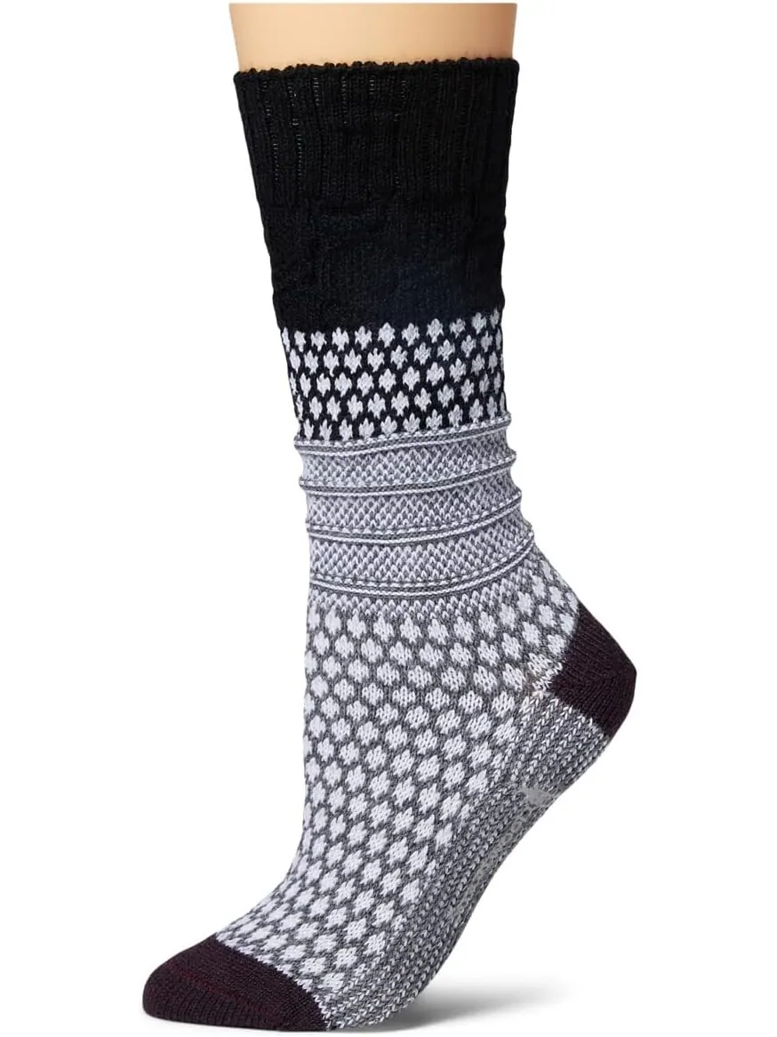 Повседневные носки Popcorn Cable Crew Smartwool — изображение 1 из 1, черный