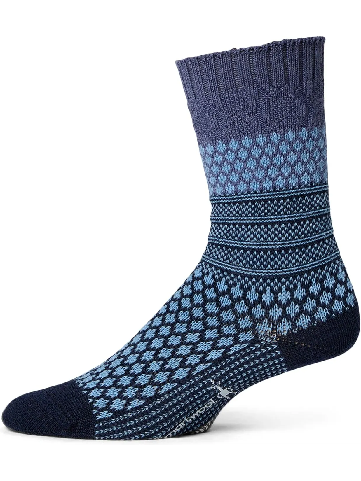 Носки Smartwool Women's Everyday Popcorn Cable Crew Socks — изображение 1 из 1, синий