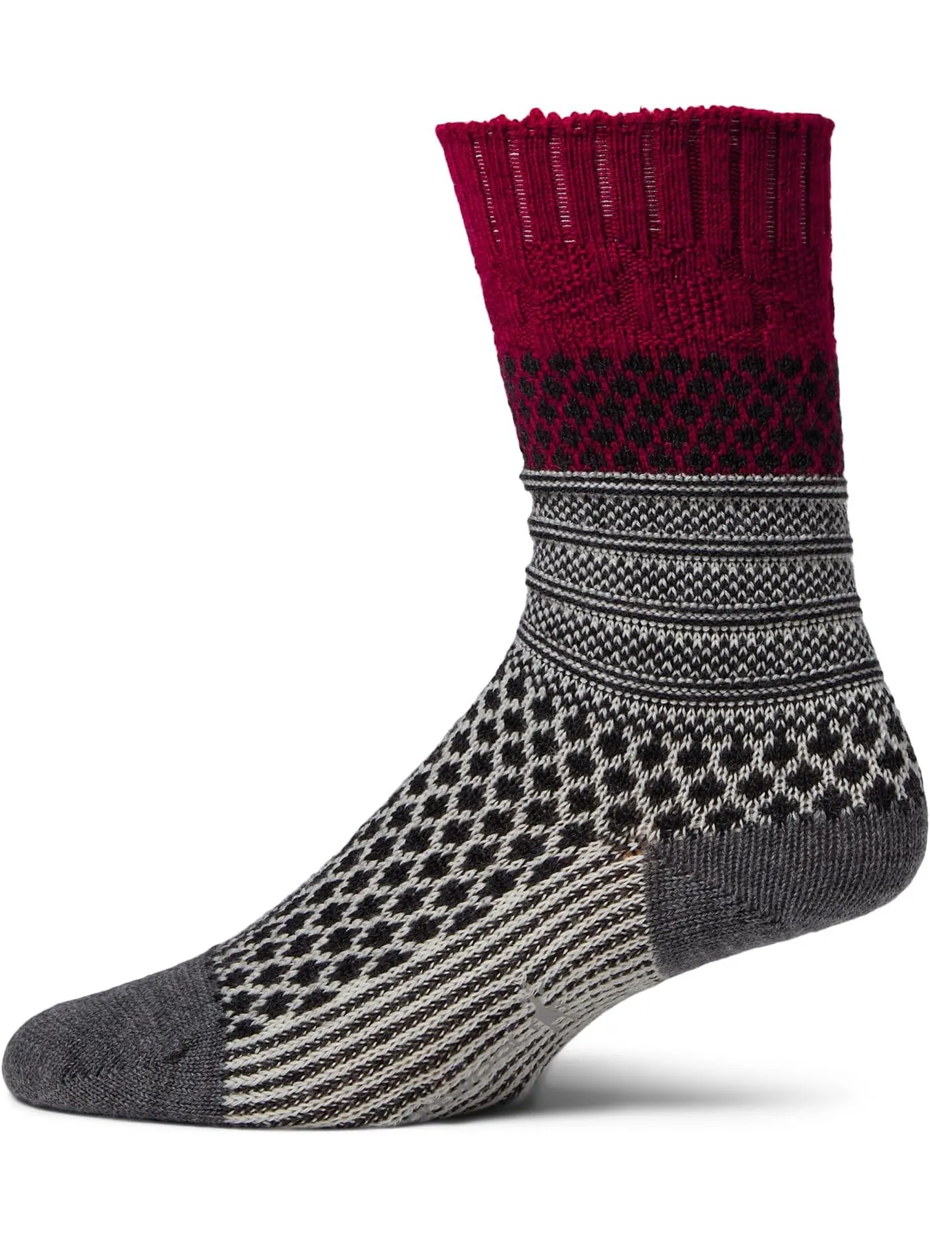 Повседневные носки Popcorn Cable Crew Smartwool — изображение 1 из 1, красный