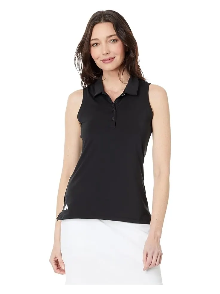 Поло adidas Golf Ultimate365 Solid Sleeveless Shirt — изображение 1 из 4, черный