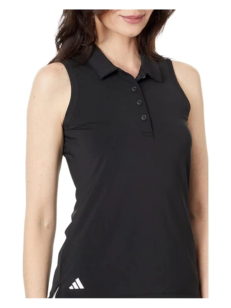 Поло adidas Golf Ultimate365 Solid Sleeveless Shirt — изображение 3 из 4, черный