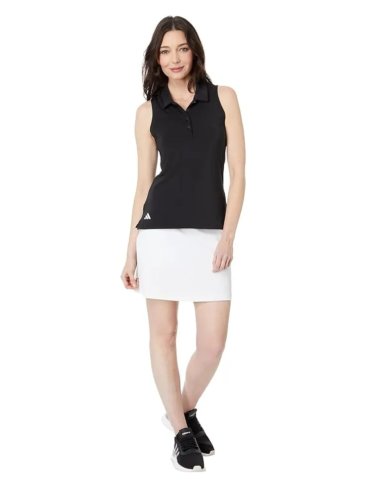 Поло adidas Golf Ultimate365 Solid Sleeveless Shirt — изображение 4 из 4, черный
