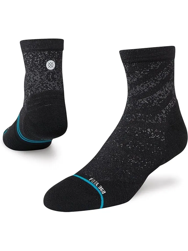 Носки Stance Run Light Quarter — изображение 1 из 1, черный