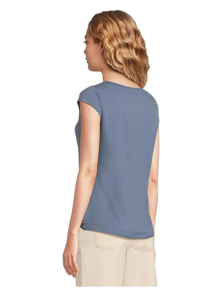 Рубашка Toad&Co Anza Short Sleeve Shirt — изображение 3 из 5, синий