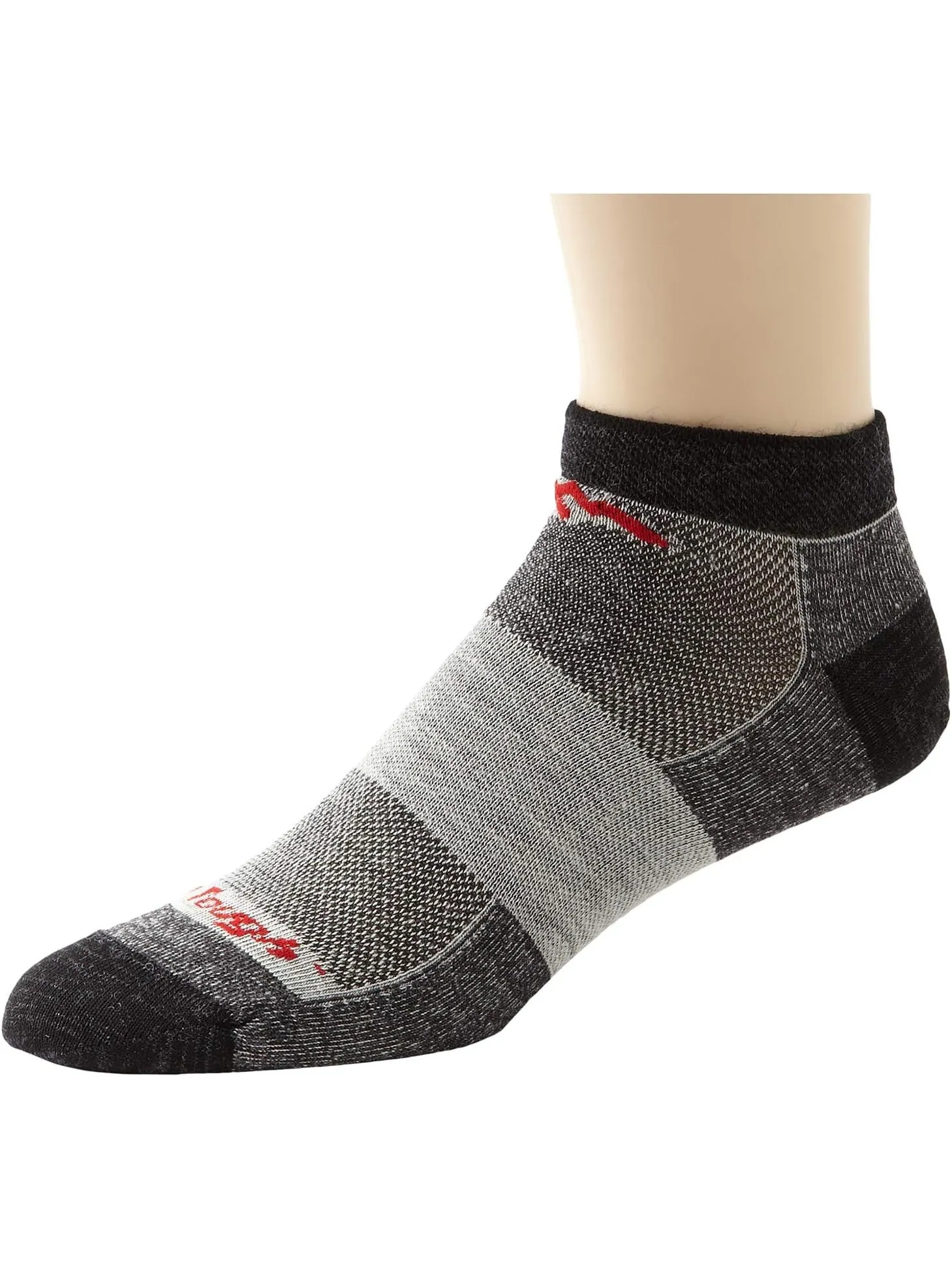Носки No Show Mesh из мериносовой шерсти Darn Tough Vermont — изображение 1 из 1, темно-серый