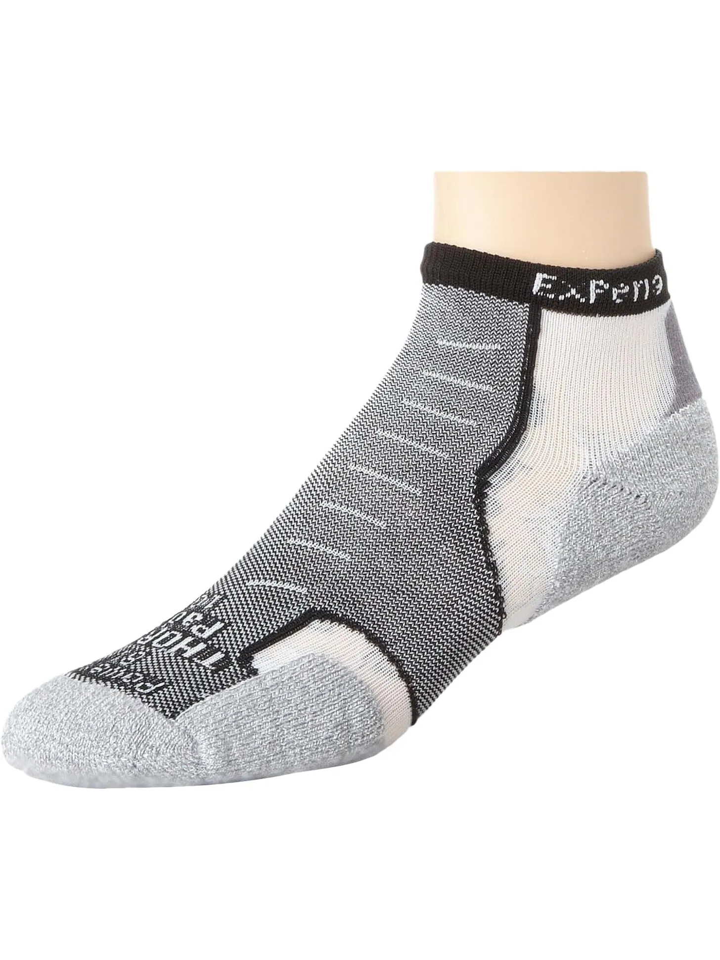 Одиночная пара Experia Low Cut Thorlos — изображение 1 из 1, белый/черный