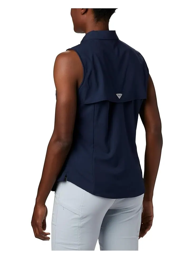 Рубашка Columbia Tamiami Sleeveless — изображение 2 из 4, темно-синий