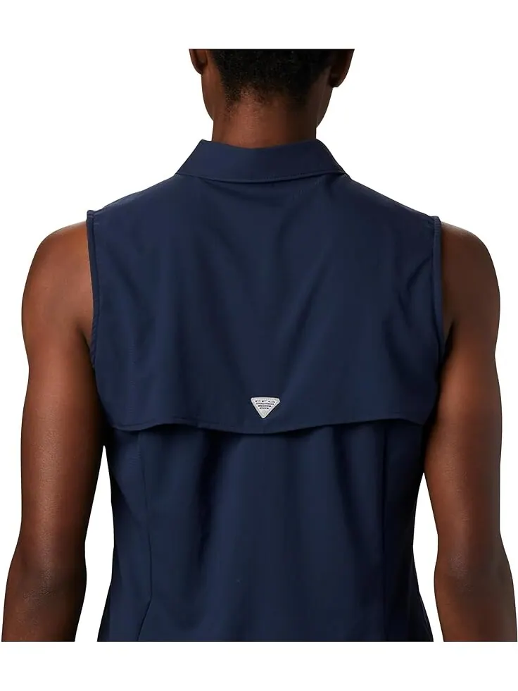 Рубашка Columbia Tamiami Sleeveless — изображение 4 из 4, темно-синий