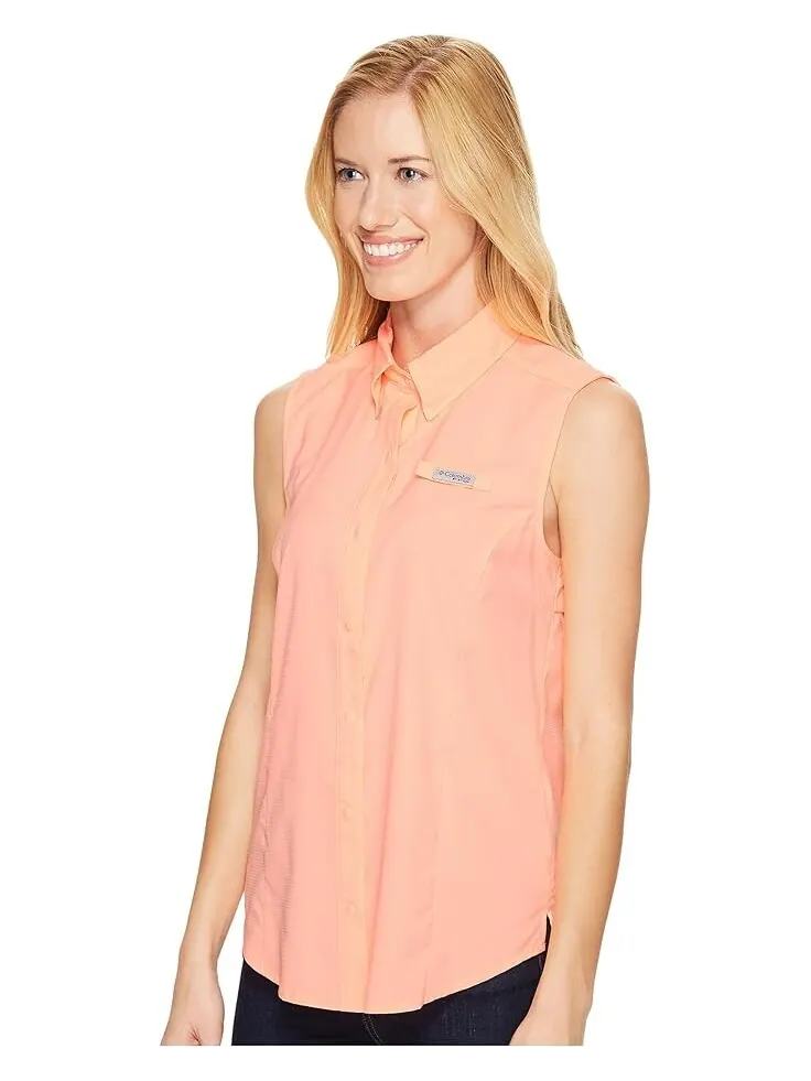 Рубашка Columbia Tamiami Sleeveless — изображение 2 из 4, розовый