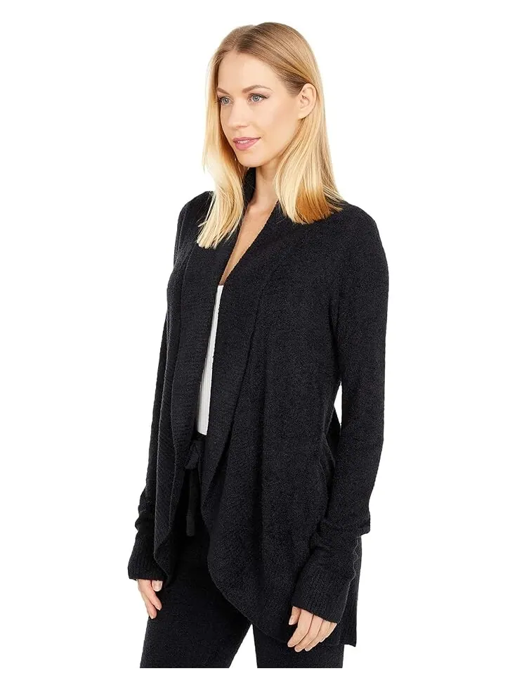 Свитер Barefoot Dreams Cozychic Lite Circle Cardi — изображение 2 из 4, черный