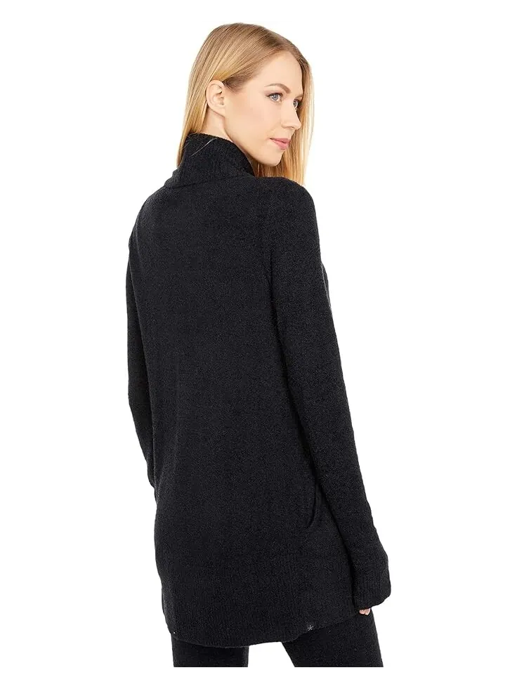 Свитер Barefoot Dreams Cozychic Lite Circle Cardi — изображение 3 из 4, черный
