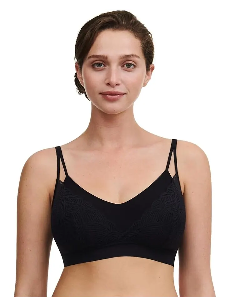 Бюстгальтер Chantelle Soft Stretch Lacelette — изображение 1 из 3, черный