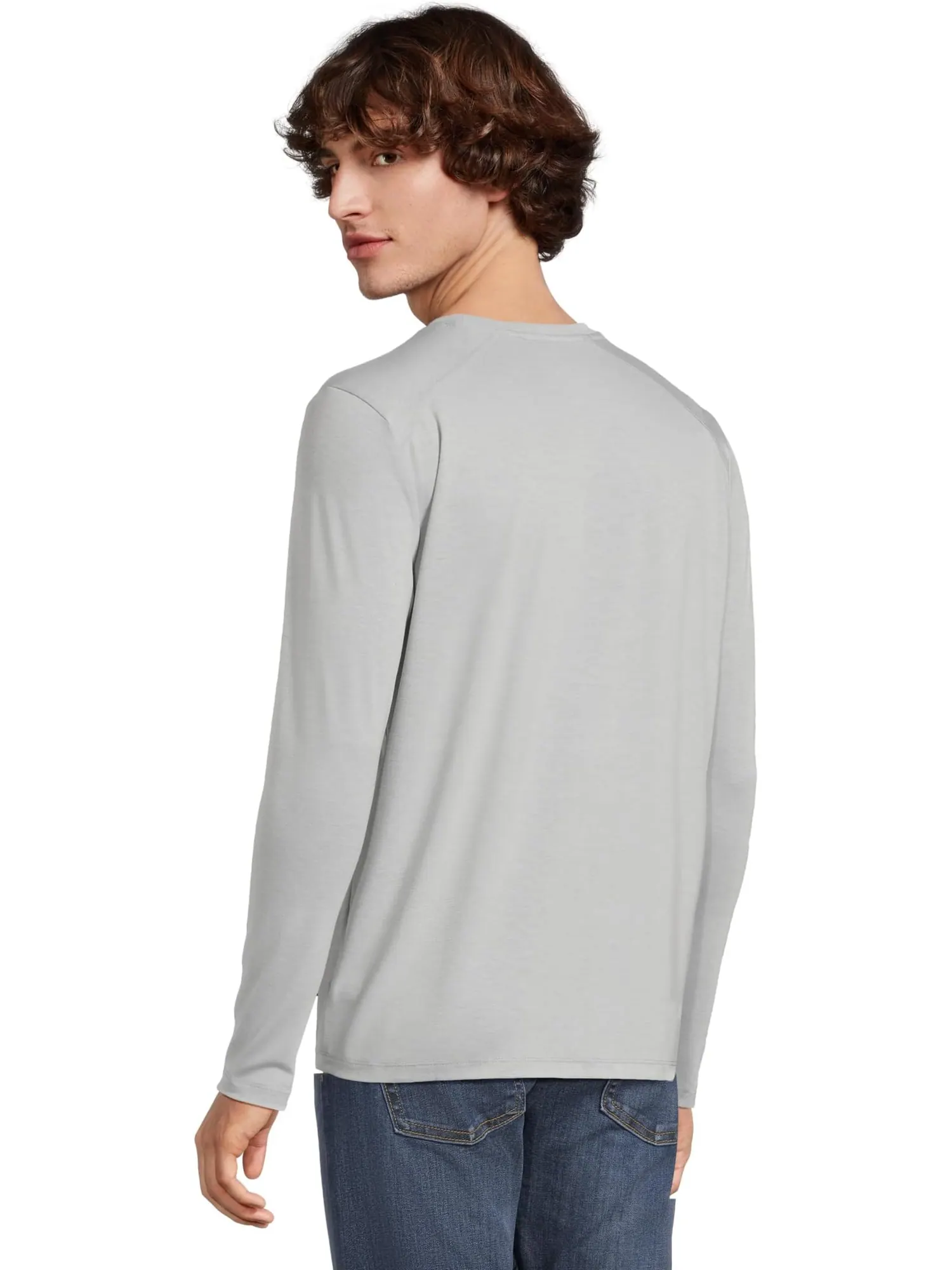 Лонгслив Free Fly Bamboo Shade Long Sleeve — изображение 3 из 5, серый