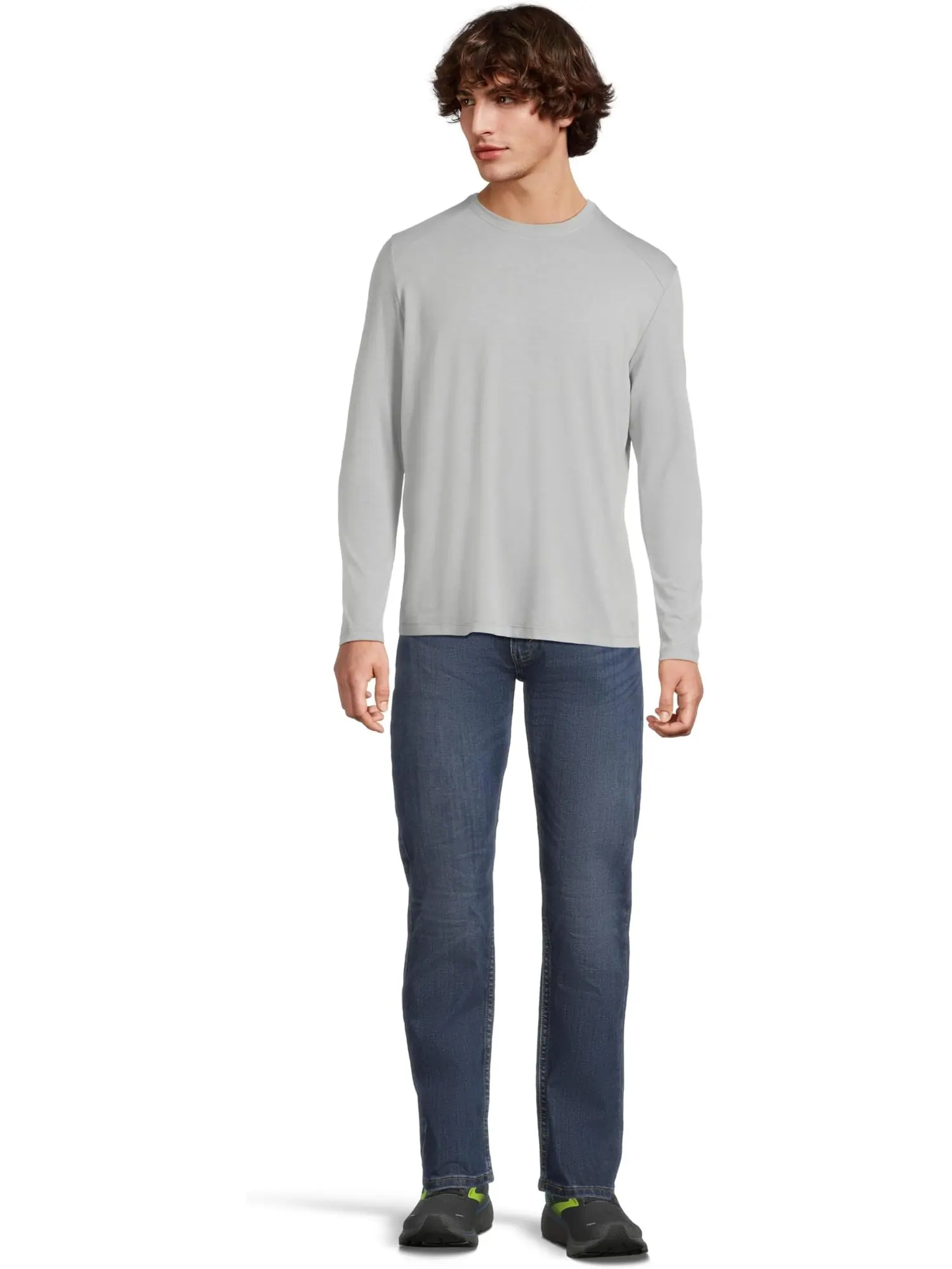 Лонгслив Free Fly Bamboo Shade Long Sleeve — изображение 5 из 5, серый