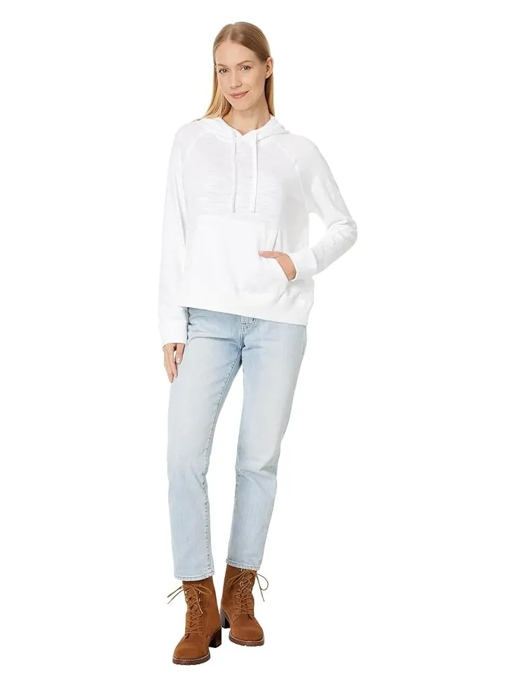 Свитер Faherty Sunwashed Slub Hoodie — изображение 4 из 4, белый