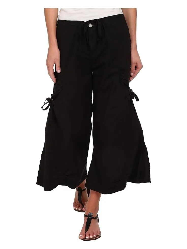 Брюки XCVI Cargo Gaucho Crop — изображение 1 из 4, черный