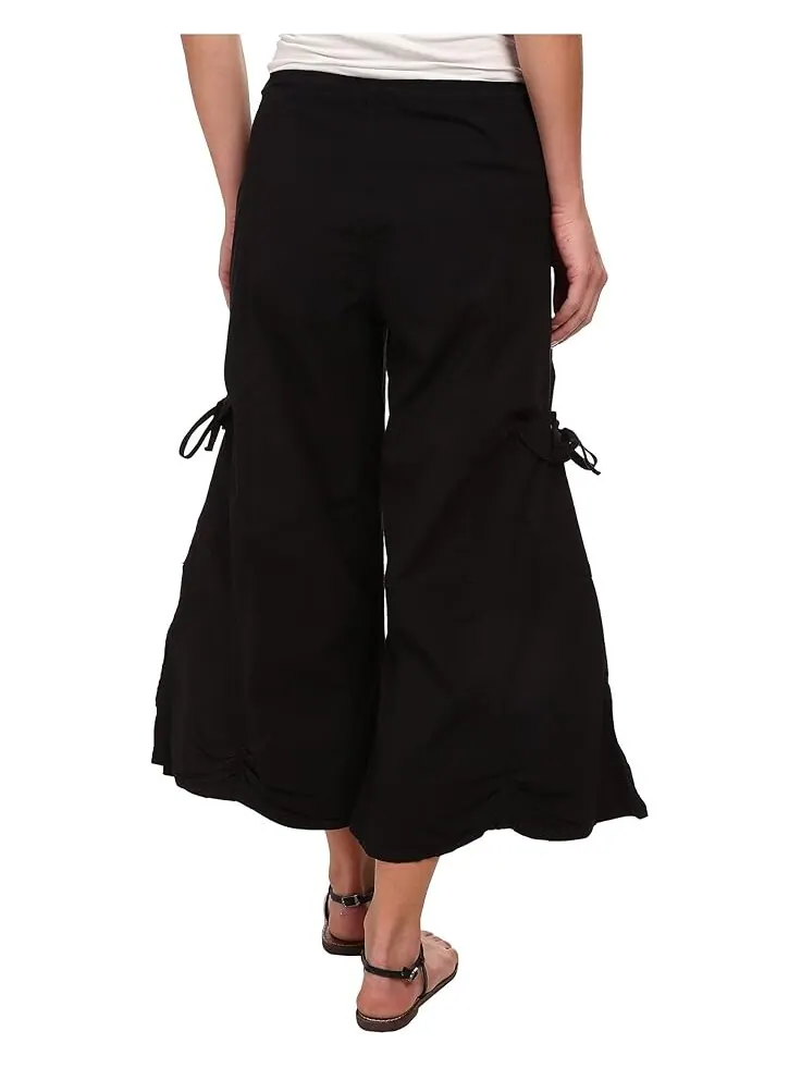 Брюки XCVI Cargo Gaucho Crop — изображение 3 из 4, черный