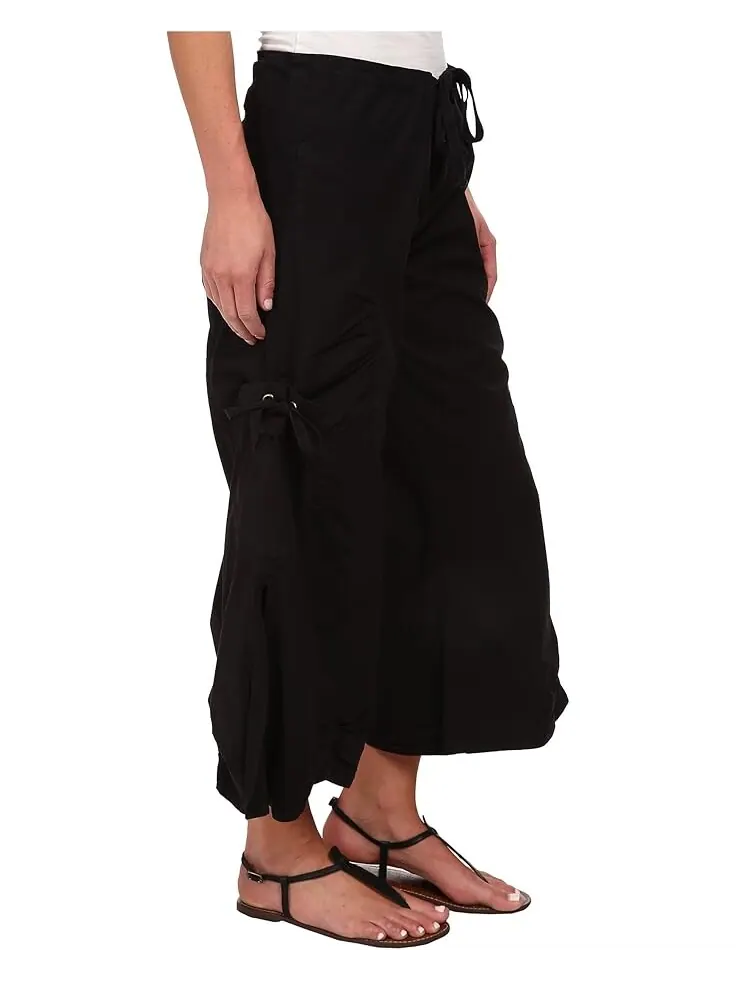 Брюки XCVI Cargo Gaucho Crop — изображение 4 из 4, черный