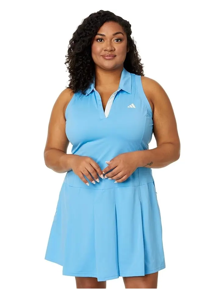 Платье adidas Ultimate365 Pleated Golf Dress — изображение 1 из 4, синий
