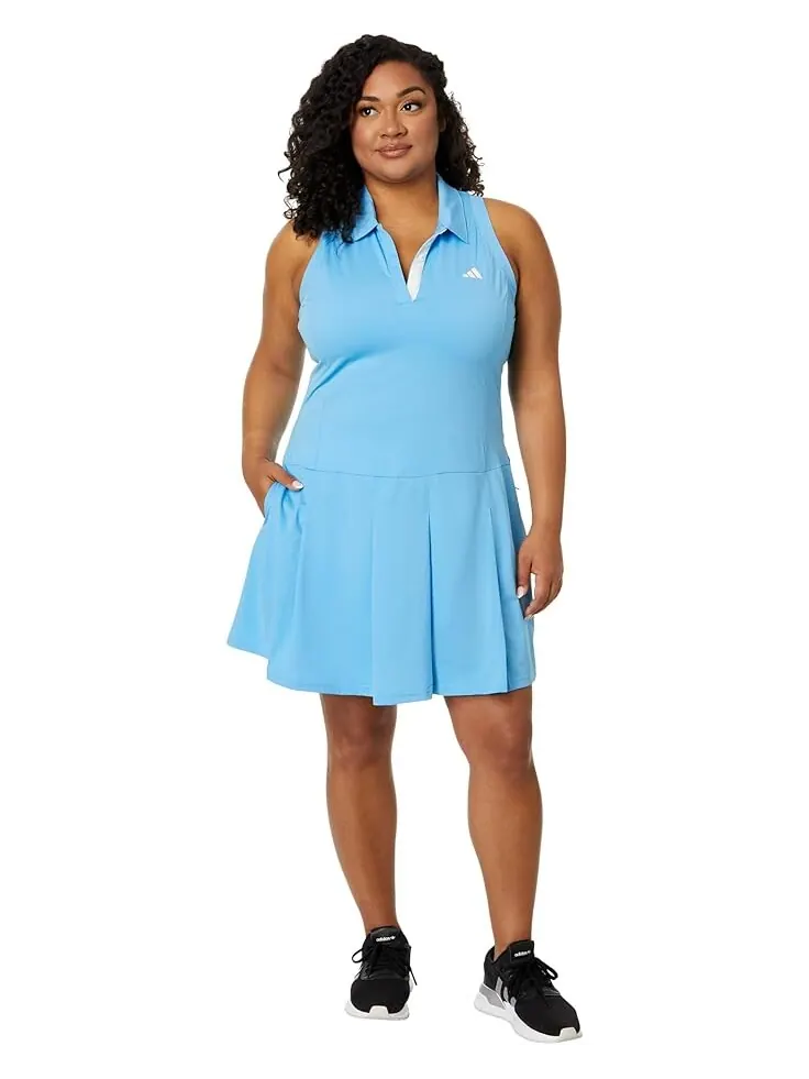 Платье adidas Ultimate365 Pleated Golf Dress — изображение 4 из 4, синий
