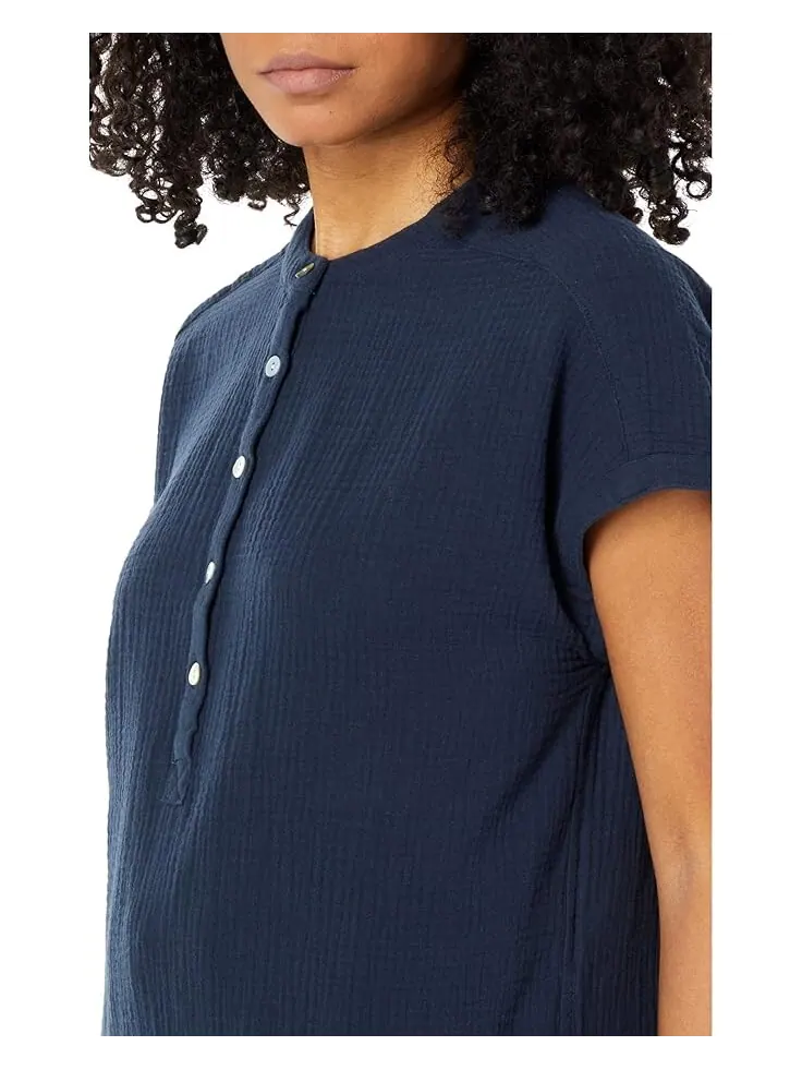 Топ Faherty Dream Cotton Desmond Top — изображение 3 из 4, темно-синий