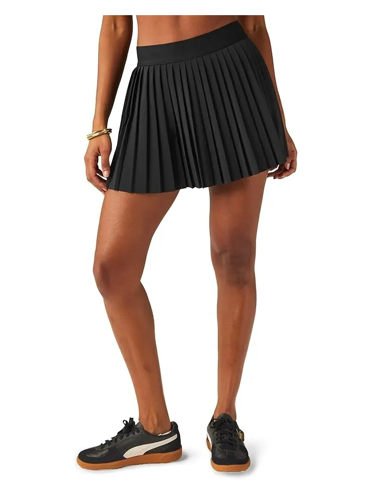 Юбка Beyond Yoga If You Pleats Miniskirt — изображение 1 из 4, черный