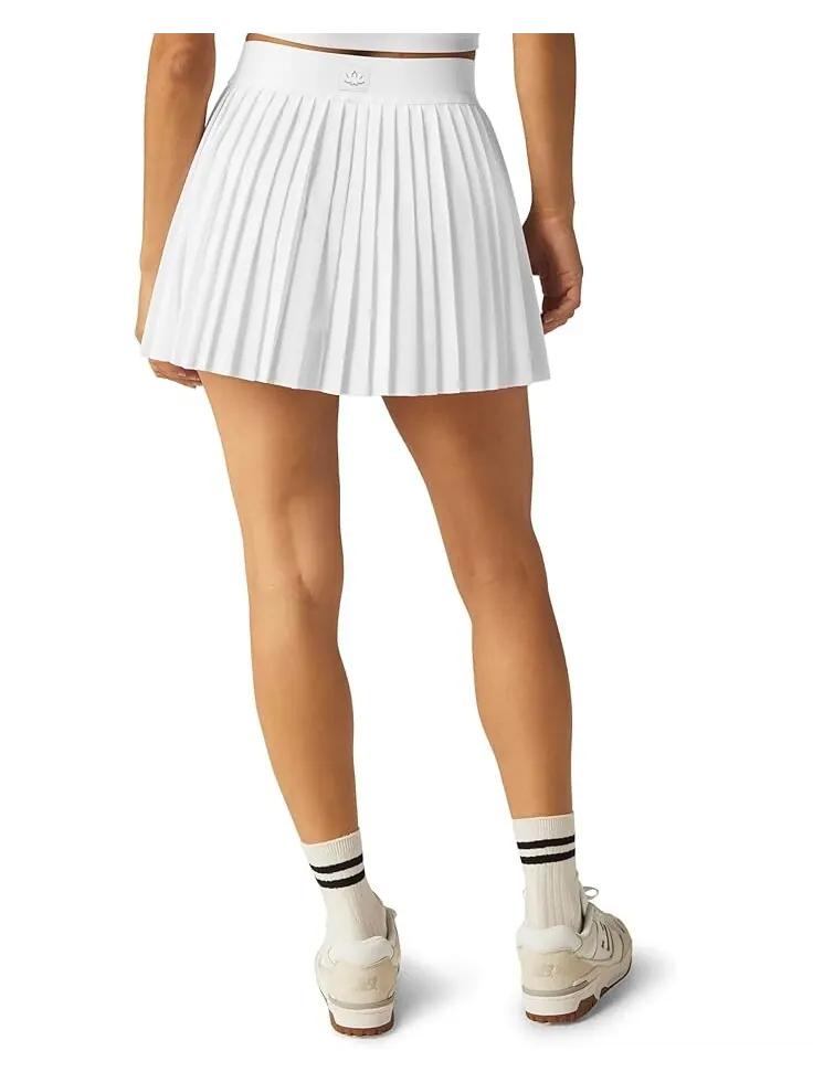 Юбка Beyond Yoga If You Pleats Miniskirt — изображение 3 из 4, белый