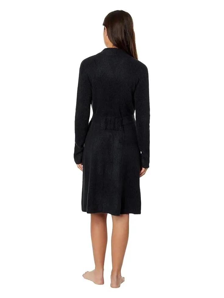 Халат Barefoot Dreams CozyChic Lite Ribbed Robe — изображение 2 из 3, черный