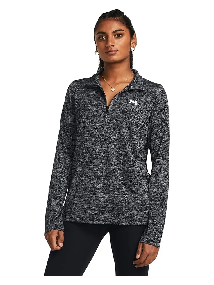 Пуловер Under Armour Tech 1/4 Zip Twist — изображение 1 из 2, черный/белый