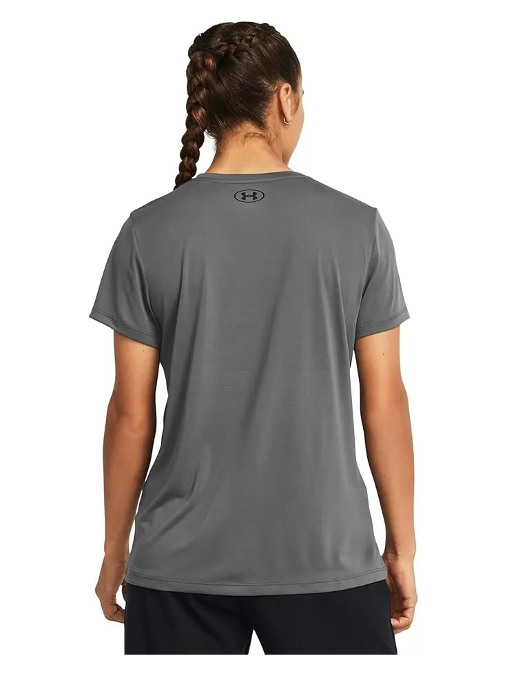 Футболка Under Armour Tech Short Sleeve V-Neck Solid — изображение 2 из 2, черный