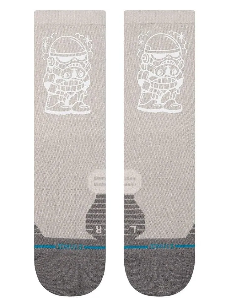 Носки Unisex Stance Dj Trooper Light Crew — изображение 2 из 3, серый