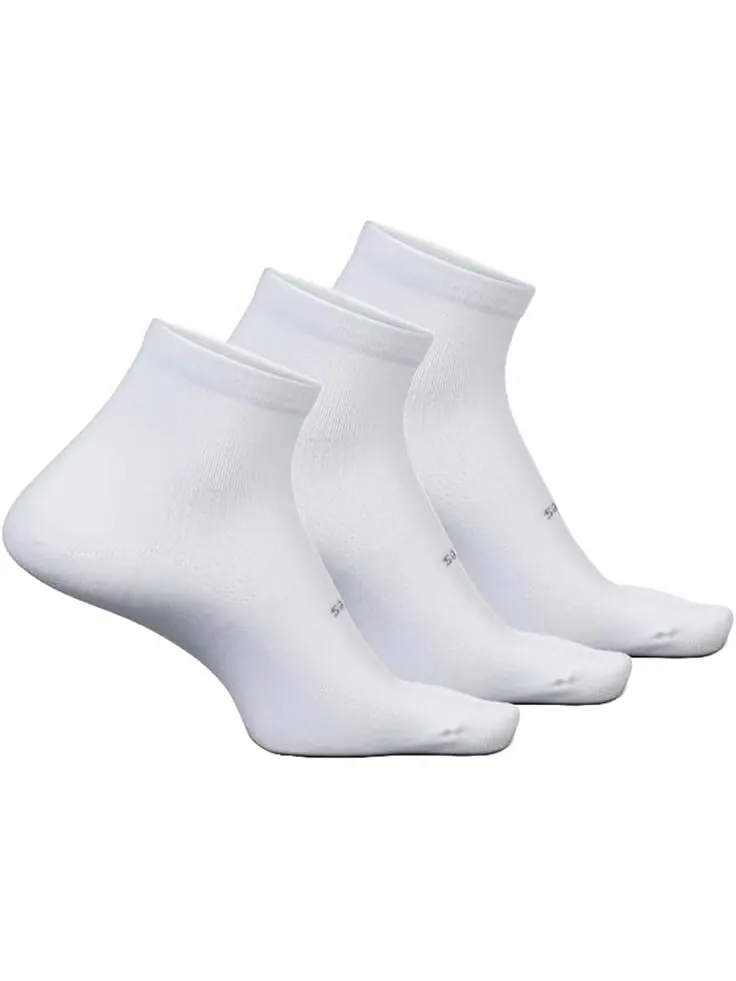 Носки Unisex Feetures High Performance Cushion Quarter 3-Pair Pack — изображение 1 из 1, белый