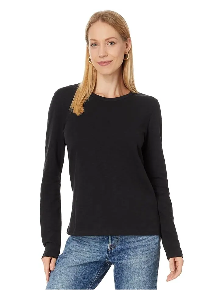 Лонгслив Lilla P Long Sleeve Crewneck — изображение 1 из 4, черный