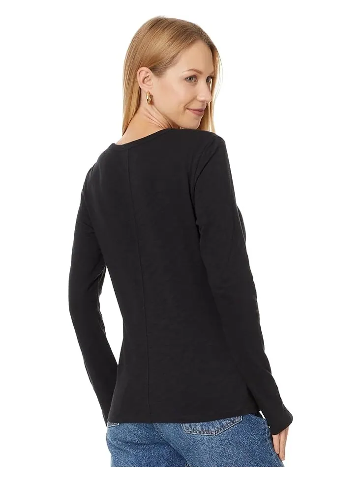 Лонгслив Lilla P Long Sleeve Crewneck — изображение 2 из 4, черный