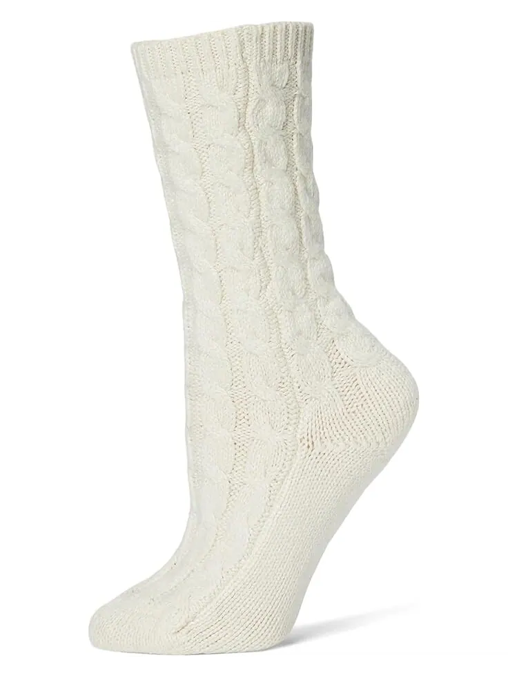 Носки Eberjey Slouchy Socks — изображение 1 из 1, слоновая кость